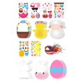 thumbnail image 3 of segolike Easter Stickers Set Decals, Make Your Own Face Stickers, Easter Decoration Games, 3 of 9
