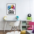 thumbnail image 3 of Stupell Industries Contemporary Born To Game Splash Black Framed Giclee Art, 16 x 20, by Kim Allen, 3 of 8