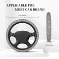 thumbnail image 5 of Naloa Heart Leopard Elastic Steering Wheel Cover, Auto Steering Wheel Cover – 15 Inch , Comfortable Grip, Fit Suvs,Vans Cars,Trucks, 5 of 8