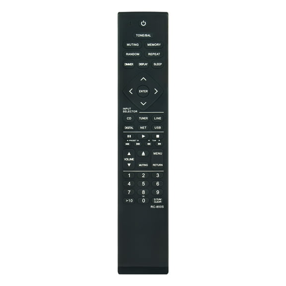 New RC-850S Replace Remote Control compatible with Onkyo 24140850 CR-N755 CR-N755-B CS-N765