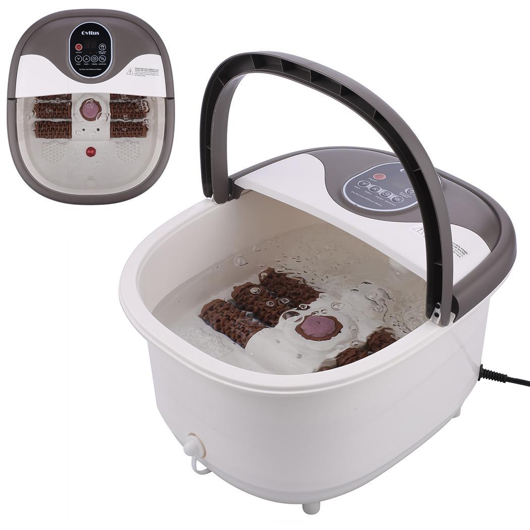 AllInOne Foot Spa Bath Massager Adjustable Time & Temperature Heat