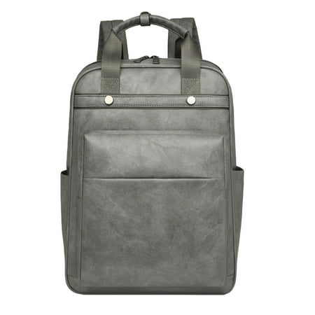 Fashion PU Backpack Multifunctional Large Capacity Commuter Backpack for Travel, Work, and School - Soft Waterproof Laptop Bag with Multiple Pockets for Women and Adults