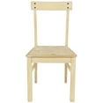 thumbnail image 6 of Churanty Farmhouse 5 Piece Modern Wood Dining Table Set, Natural Wood Wash, 6 of 15