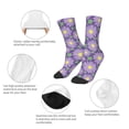 thumbnail image 3 of Sigee Daisies Flowers for Premium Children's Socks Unisex School Kids Boys Girls,Soft and Comfy Kids' Socks, 3 of 5