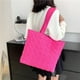 thumbnail image 5 of Bolsa de mano casuales para mujer de hombro acolchado de algodón grande (rosa) Ehuebsd Para Estrenar, 5 of 9