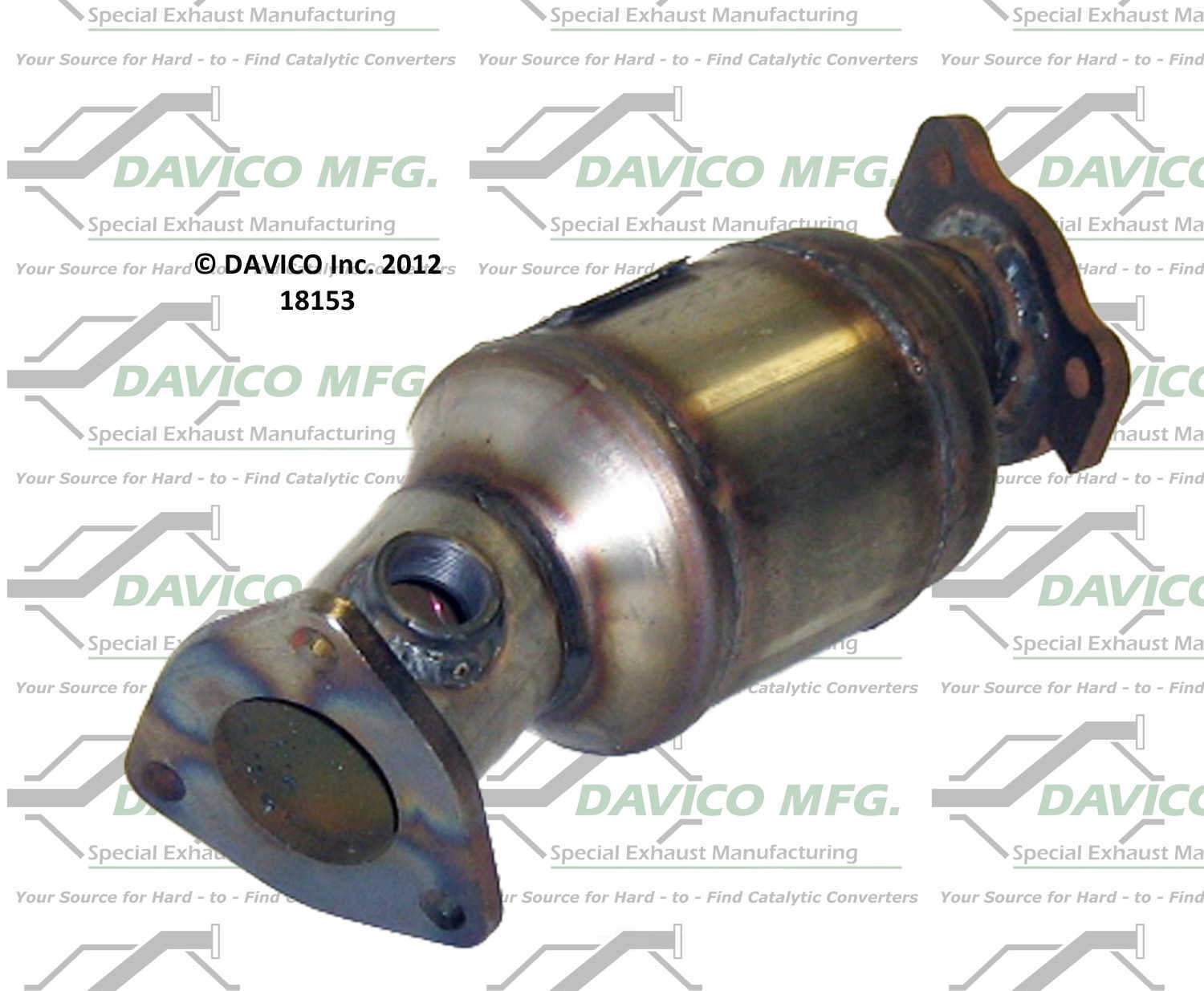 Davico Mfg 18153 Direct-Fit Catalytic Converter - PreCat