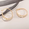 thumbnail image 3 of DPTALR Women Exaggerated Zircon Temperament Earrings Ear Clips Ladies Jewelry, 3 of 3
