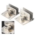 thumbnail image 3 of Glass Clip Glass Door Hinge Clamp Cabinet Cupboard Bathroom Glass Door Hinge, 3 of 4