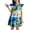 Z11-Blue, variant on MUXiin Girls Dresses Size 10-12 Colorful Flutter Ruffled A-Line Dresses Cute Little Girl Outfits Toddlers