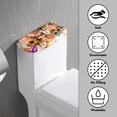 thumbnail image 3 of Renewold Toilet Tank Lid Cover Splash and Stain Resistant Toilet Tank Protector Cover Stretchable Suitable for Bathroom, Floral Butterfly Print, 3 of 6