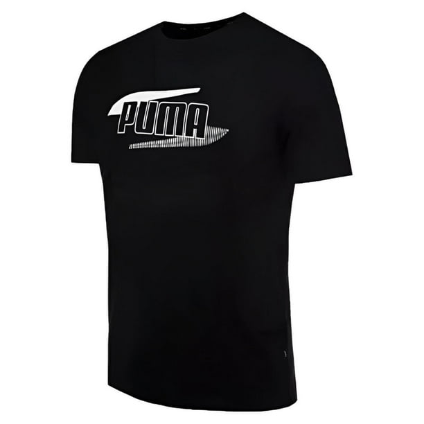 Playera Puma Graphic Tee M para Hombre 848187 01 negro M Walmart en linea