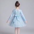 thumbnail image 3 of Vestido de princesa para niñas, otoño e invierno, vestido de malla hinchada, para niñas de 3 a 15 años, de talla mediana y grande, vestido de boda para niñas de flores, 3 of 5