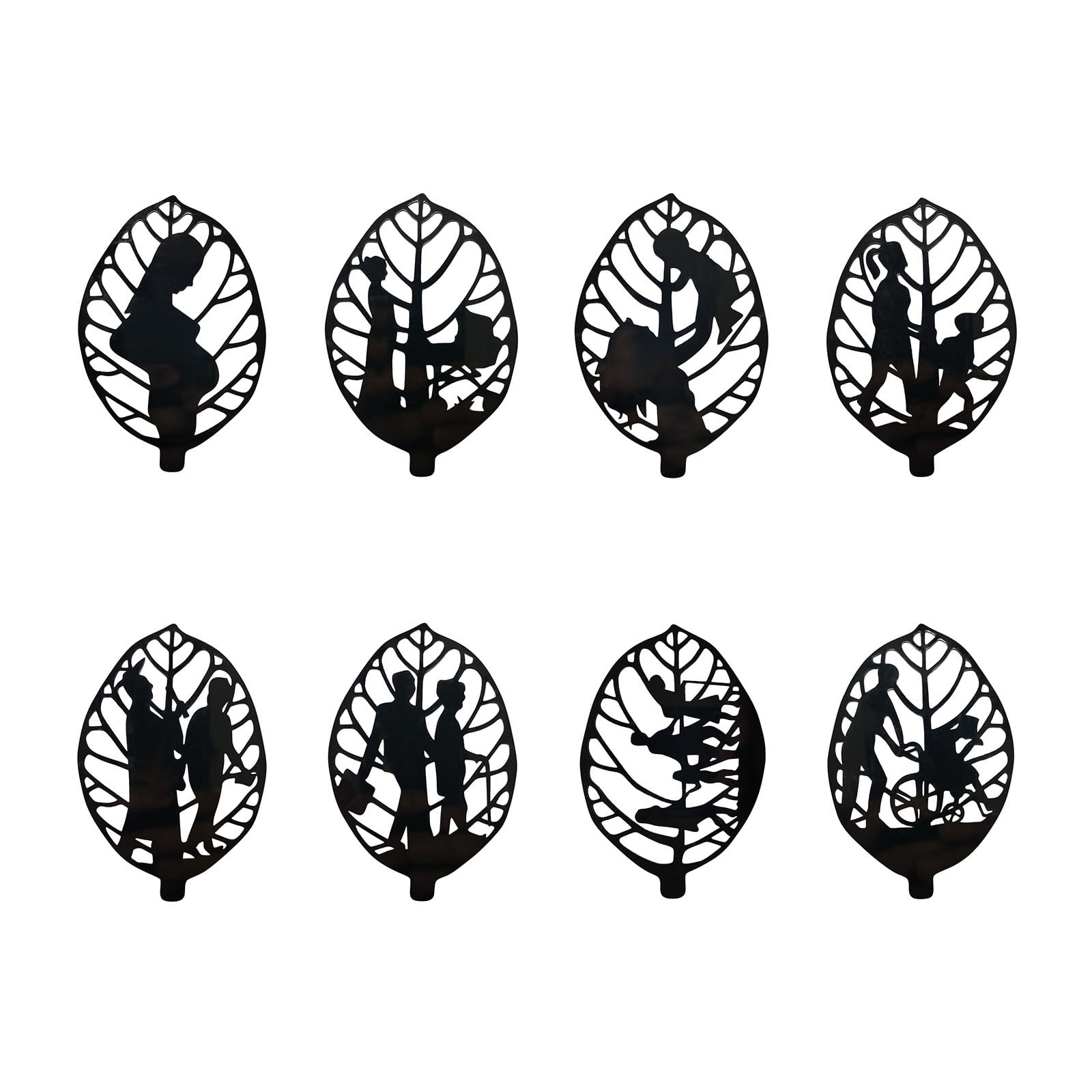 OAVQHLG3B Mother's Day Decorations Leaves Souvenirs Black Wrought Iron