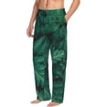 thumbnail image 6 of Sikiie Green Leave Fern Pajama Pants Men, PJ Bottoms, Sleep & Lounge Pants-Large, 6 of 6