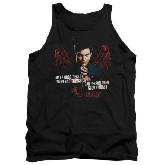 Dexter Good Bad Adult Tank Top Black