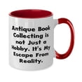 thumbnail image 2 of Antique Book Collecting is not Just a. Antique Book Collecting Two Tone 11oz Mug, Cheap Antique Book Collecting Gifts, Cup For Friends, 2 of 2