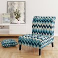 thumbnail image 2 of Designart "Vintage Boho Emerald Charm" Upholstered Modern Accent Chair and Boho Abstract Arm Chair, 2 of 5