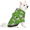 thumbnail image 2 of Balery Cows With Calfs Green Sudadera con Capucha para Perros Pequeños – Ropa para Mascotas, Disfraz para Perros y Gatos, Ideal para Fiestas y Cosplay-Large, 2 of 7