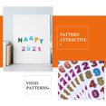 thumbnail image 4 of Minkissy 80 Sheets Paper Sticker Glitter Self Adhesive Letters For Happy Birthday Party, 4 of 4