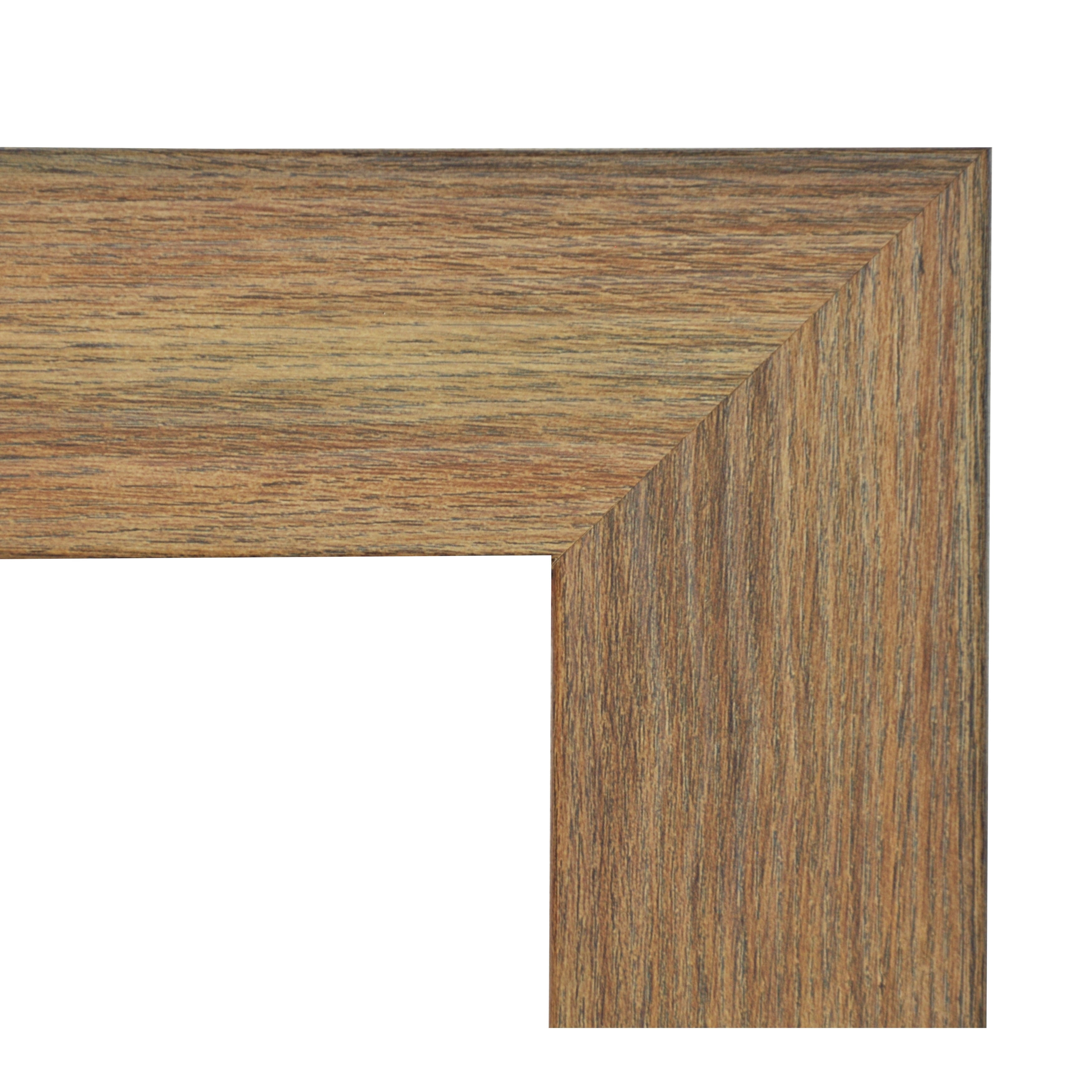 Rayne Mirrors American Made Barnwood Wall Mirror, 35.5" X 35.5"", Brown Finish