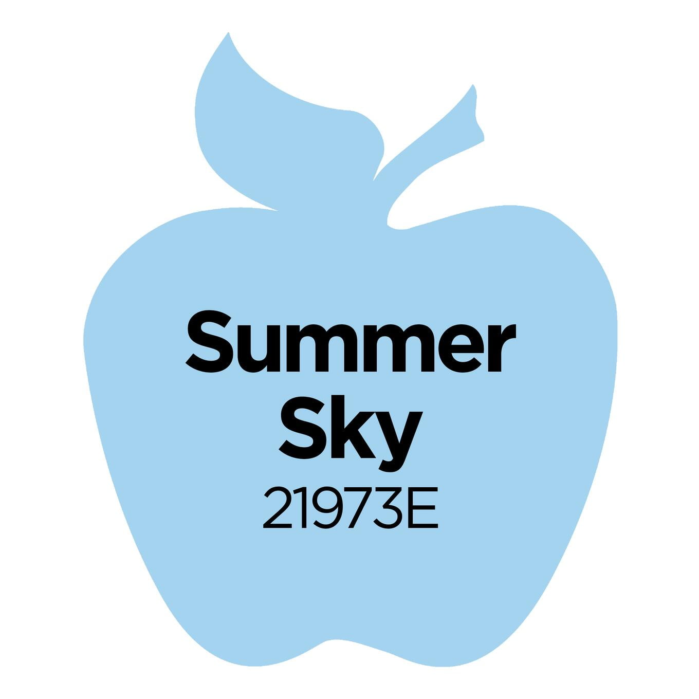 (3 pack) Apple Barrel Multi-Surface Acrylic Craft Paint, Satin Finish, Summer Sky, 2 fl oz