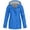 Blue, variant on Plus Jacket Outdoor Windproof Hooded Solid Women Coat Rain Raincoat Women's Coat Sun Protection Clothing Women Spf Shirts for Women Long Sleeve