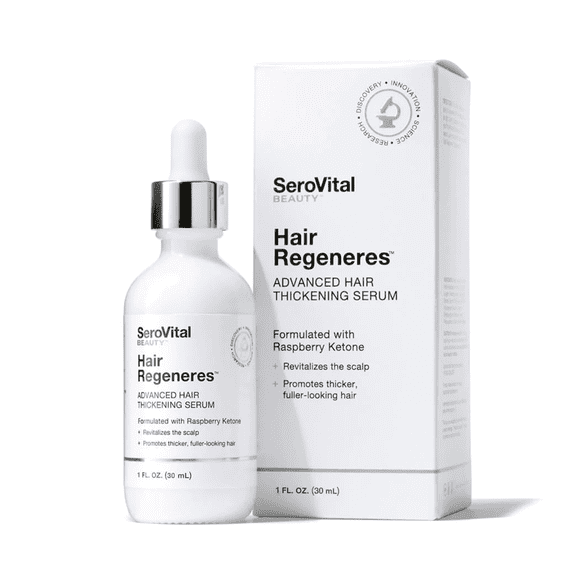 Serovital Advanced Hair Thickening Serum – Revitalize Scalp – Hair Loss Treatment – Scalp Serum Drops – Strengthen Hair- 1 fl oz