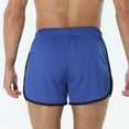thumbnail image 3 of Mens 3 inch Shorts Lightweight Drawstring Waist Athletic Shorts Beach Gym Workout Running Casual Shorts with Zip Pockets, 3 of 7