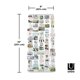 thumbnail image 1 of Umbra hangit marco y decoración de la pared para fotos, 26x60, blanco Umbra Umbra Hangit - Marco de fotos, 1 of 2