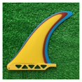 thumbnail image 3 of Aileron de Planche de Surf Jaune 7/8 Pouce Simple Aileron en Fibre de Verre Fait Main pour Surf, 3 of 4