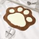 thumbnail image 1 of JilgTeok - Alfombra de baño con forma de pata, absorbente de agua, antideslizante, para baño, ducha, habitación y lavandería. Microfibra suave, lavable a máquina (60 x 45 cm)., 1 of 1