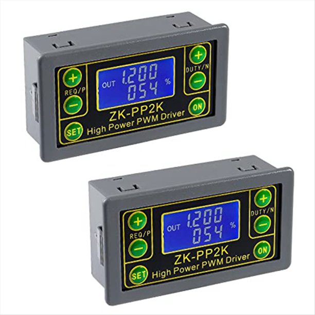 Generador de SeñAl de Pulso PWM -PP2K, MóDulo de Accionamiento de Retardo de PeríOdo 3,3-30 V 8 A Control de Velocidad del Motor de AtenuacióN PWM, 2 Piezas