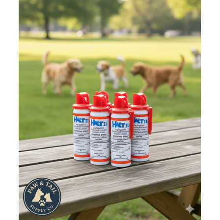 Halt II Dog Repellent Spray 1.5 oz Extra Strong Capsaicin Dog Deterrent 6-Pack