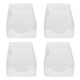 thumbnail image 5 of Caja de almacenamiento transparente de plástico transparente con tapa abatible para objetos pequeños, manualidades, cuentas y joyas., 5 of 14