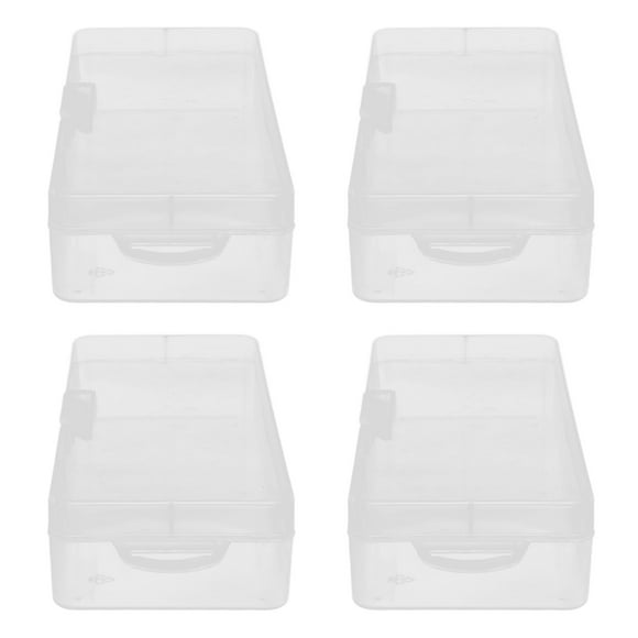 Plastic Storage Container, Transparent Storage Box And Seamless For Small Objects For Jewelry For Crafts