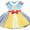 Rainbow tulle, variant on WIBACKER 1-6Y Girls Princess Costumes Dresses Fancy Dress Up Clothes for Halloween Party Cosplay Christmas - 1PCS