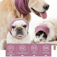 thumbnail image 3 of Pet Grooming Turban for Dogs and Cats - The Grooming and Force Drying Miracle Tool for Anxiety Relief and Calming Dogs, S, 3 of 14