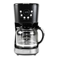 thumbnail image 1 of HADEN Cafetera, Cafetera de Goteo Programable de 12 Tazas con Función de Apagado Automático y Filtro de Agua Lavable Reutilizable, Negro y Cobre, 1 of 5