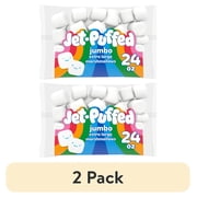 (2 pack) Jet-Puffed Jumbo Extra Large Marshmallows, 1.5 lb Bag