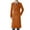 Brown, variant on Dpytoraw Men's Double Breasted Trench Coat Long Dress Coat Windproof Overcoat For Men