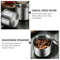 thumbnail image 4 of 1Pc Stainless Steel Spice Ball Loose Leaf Tea Strainer Useful Seasoning Ball, 4 of 8