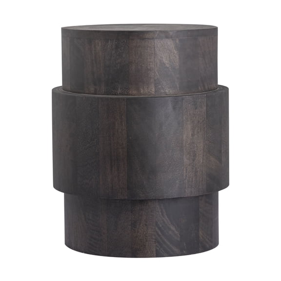 Elk Home Robbins 18-Inch Wide Wood Accent Table in Black Finish - Set of 1