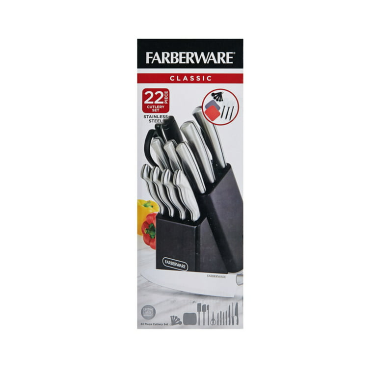 Farberware® Never Needs Sharpening Cutlery Set, 22 pc - Kroger