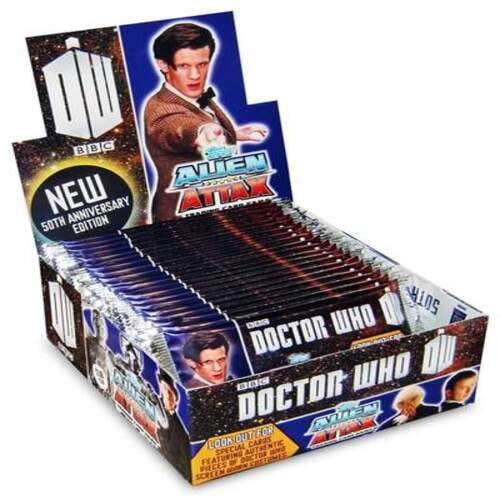 Topps Doctor Who Alien Attax Trading Card Game Booster Packs x 10 packs-Value 