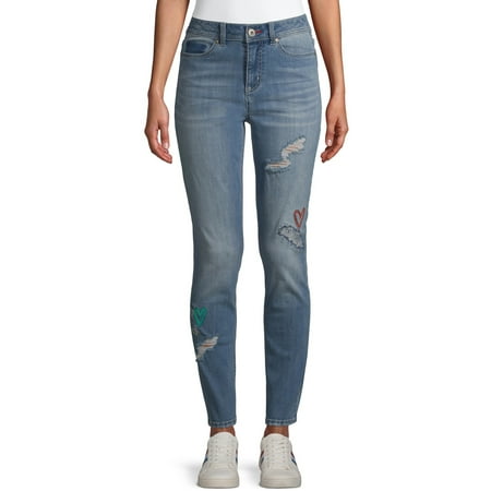 EV1 from Ellen DeGeneres Women’s Preston Skinny Embroidered Jeans