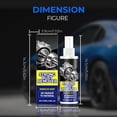 thumbnail image 2 of Heavy Duty Rust Remover Spray for Metal – Iron Out Stain Remover for Vehicles, Tools, Chains, Industrial Strength Metal Cleaner & Restorer(RL 3 PCS), 2 of 6