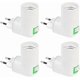 thumbnail image 1 of E27 Socket with Wireless Switch, E27 Lamp Socket Without Cable, E27 Lamp Holder, 4 Pieces E27 Bulb Light Holder, 1 of 5