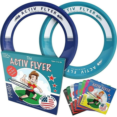 Activ Life Flying Discs for Kids Set of 2 Disc Beach Toys Outdoor Sports Navy Teal price history on PriceWatchPro