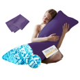 thumbnail image 1 of Almohada corporal de espuma viscoelástica DOWNCOOL, 20 x 54 pulgadas, color morado, 1 of 5