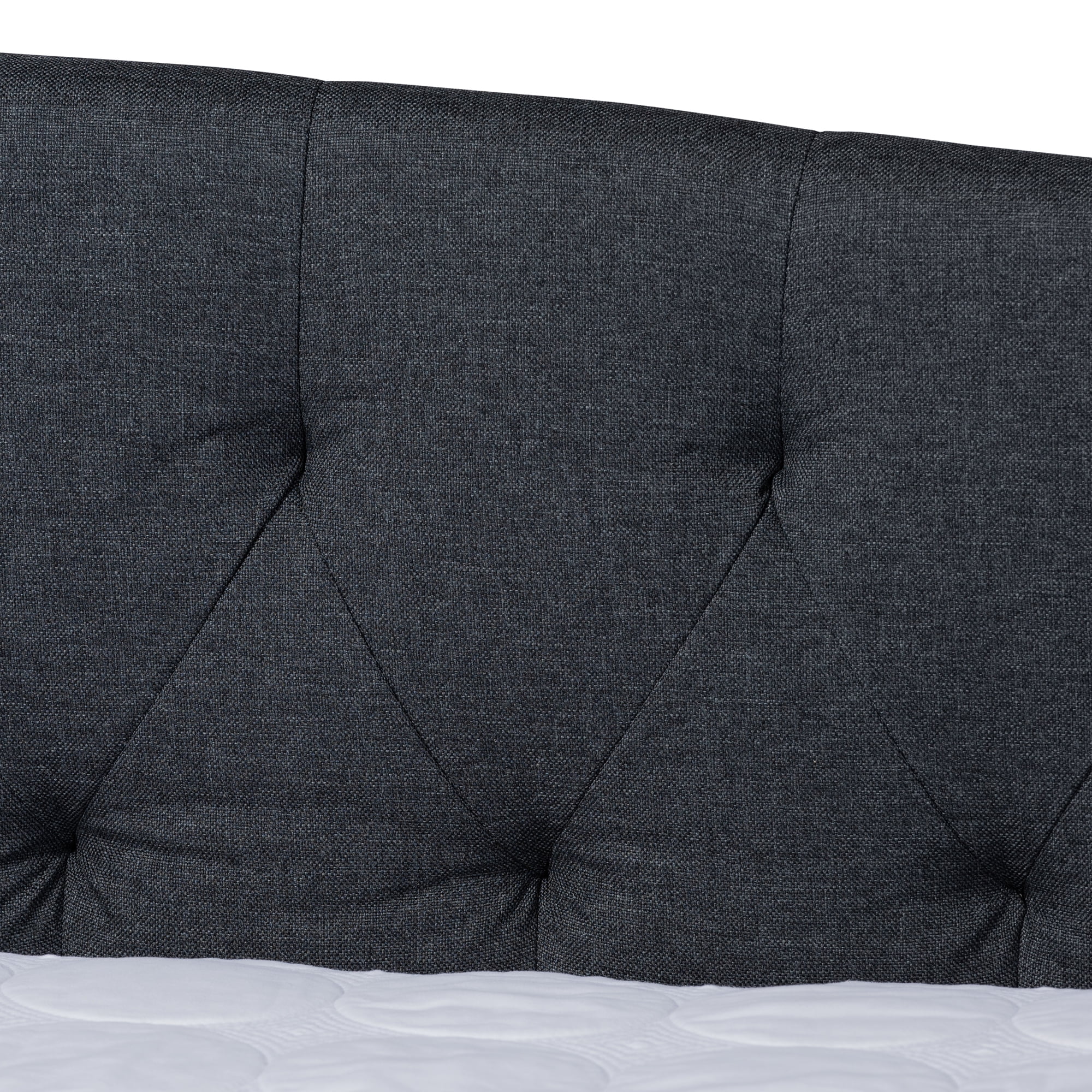 Baxton Studio Delora Dark Gray Upholstered Queen Size Daybed